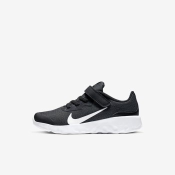 Nike Explore Strada - Fiatalabb Gyerek Utcai Cipő - Fekete/Sötét Szürke/Fehér